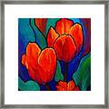 Tulip Trio Framed Print
