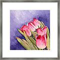 Tulips In The Wind Framed Print