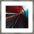 Tunnel Of Light Framed Print