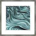 Turbulent Stream Framed Print