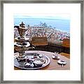 Turkish Tea On The Black Sea Framed Print