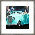 Turquoise In The Sun Framed Print