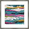 Turquoise Reflections No. 2 Framed Print