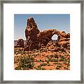 Turret Arch Arches National Park Utah Framed Print