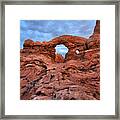 Turret Arch Winter Sunset Framed Print