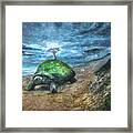 Turtle Island Framed Print