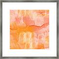 Tuscan Rose- Abstract Watercolor Framed Print