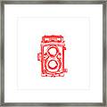 Twin Lens Camera Framed Print