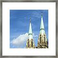 Twin Spires Framed Print