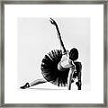 Twisting On Pointe Framed Print