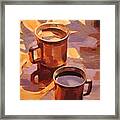 Two Coffees Framed Print