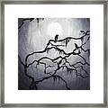 Two Crows And Spanish Moss Framed Print