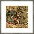 Two Cut Sunflowers, 1887 Framed Print