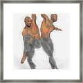 Two Dancers Framed Print