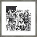 Two Dozen And One Cats Framed Print