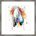 Two Feathers Framed Print