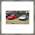 Two Is Better Than One @porsche Framed Print