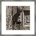 Two Locks Are Better Than One Framed Print