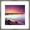 Two Minutes Of Blue Hour Framed Print