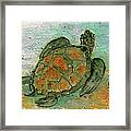 Tybee Sea Turtle Framed Print