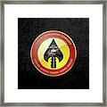 U S M C  Forces Special Operations Command -  M A R S O C  Seal Over Black Velvet Framed Print