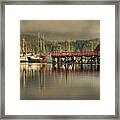 Ucluelet Commerical Fishing Trawlers Framed Print