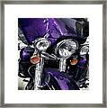 Ultra Purple Framed Print