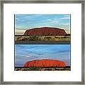 Uluru Sunset Framed Print