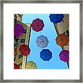 Umbrellas Framed Print