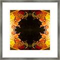 Undecided Bliss Abstract Healing Artwork By Omaste Witkowski Framed Print