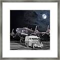 Under A Bombers Moon Framed Print