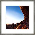 Under The Arch Framed Print