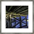 Under The Boardwalk Framed Print