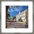 Unesco Town Of Trogir Waterfront Architecture Framed Print