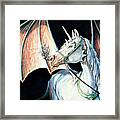 Unicorn Dragon Framed Print