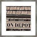 Union Depot Framed Print