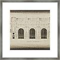 Union Station - Blueprint Framed Print