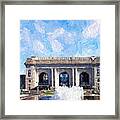Union Station Kansas City Painterly Framed Print