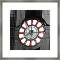 Union Terminal Clock Framed Print