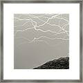 Unreal Lightning Framed Print