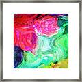 Untitled Colorful Abstract Framed Print