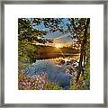 Up Early For The Start Of Fall Color... Framed Print
