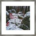 Up Moneyhole Mountain Framed Print