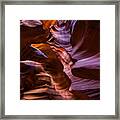 Upper Antelope Canyon Framed Print