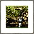 Upper Falls, Hocking Hills State Park Framed Print