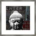 Urban Buddha 4- Art By Linda Woods Framed Print