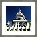 Us Capitol In The Spring Framed Print