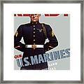 Us Marines - Ready Framed Print