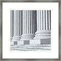 Us Supreme Court Building Iv Framed Print