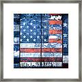 Usa Flag 11 Framed Print